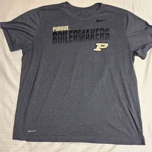 Nike Gray Purdue Boilermakers Short Sleeve Tee